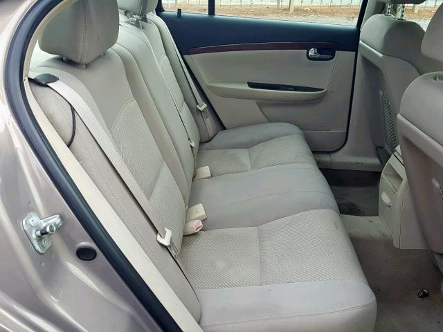 1G8ZS57N17F162172 - 2007 SATURN AURA XE TAN photo 6