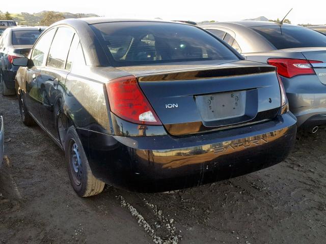1G8AF52FX5Z134397 - 2005 SATURN ION LEVEL BLACK photo 3