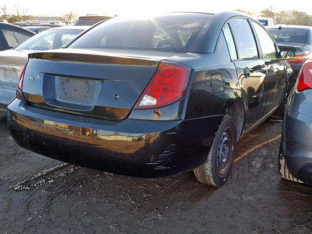 1G8AF52FX5Z134397 - 2005 SATURN ION LEVEL BLACK photo 4