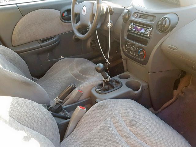 1G8AF52FX5Z134397 - 2005 SATURN ION LEVEL BLACK photo 5