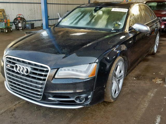 WAUD2AFD4DN008944 - 2013 AUDI S8 QUATTRO BLACK photo 2