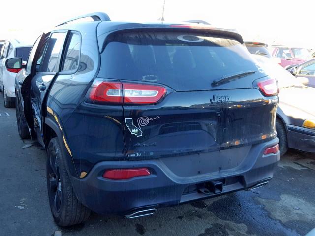 1C4PJMDSXHW621513 - 2017 JEEP CHEROKEE L BLACK photo 3