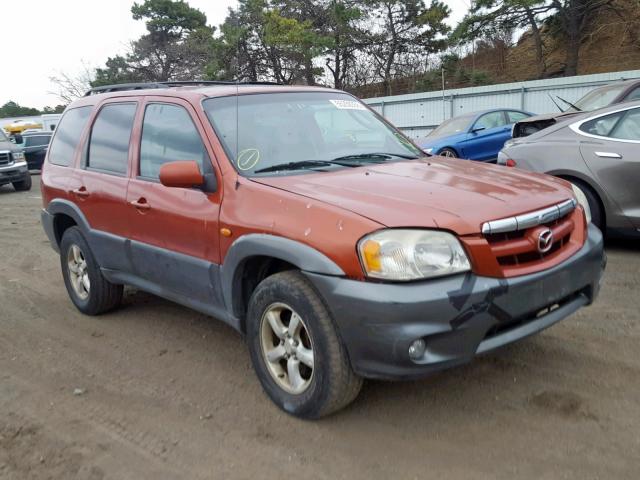 4F2YZ04155KM07206 - 2005 MAZDA TRIBUTE S ORANGE photo 1