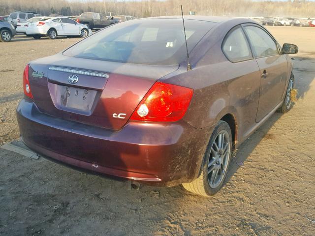 JTKDE177960101843 - 2006 TOYOTA SCION TC 栗色 照片 4