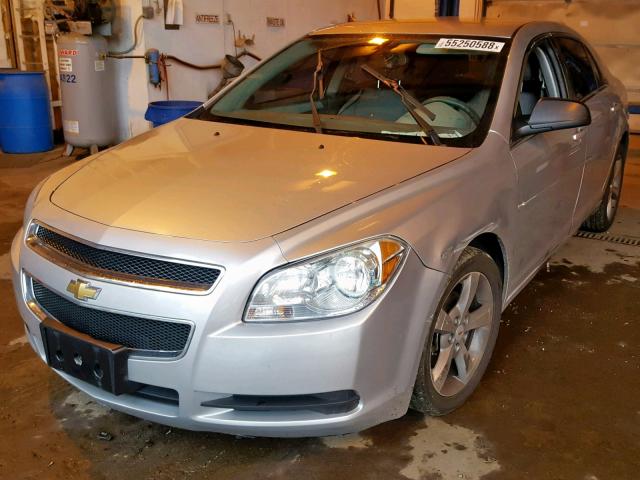 1G1ZB5E14BF360090 - 2011 CHEVROLET MALIBU LS ვერცხლისფერი ფოტო 2