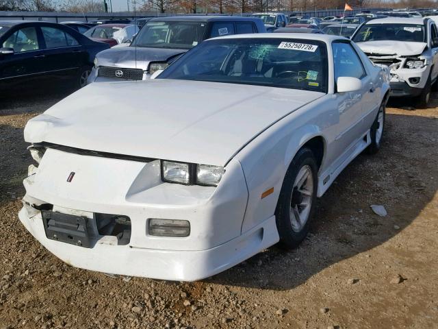 1G1FP23E9ML152154 - 1991 CHEVROLET CAMARO RS WHITE photo 2