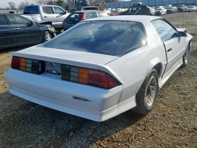 1G1FP23E9ML152154 - 1991 CHEVROLET CAMARO RS WHITE photo 4