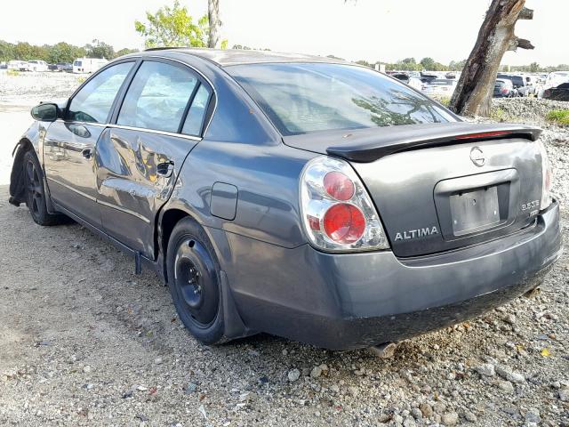 1N4BL11E55C104446 - 2005 NISSAN ALTIMA SE GRAY photo 3