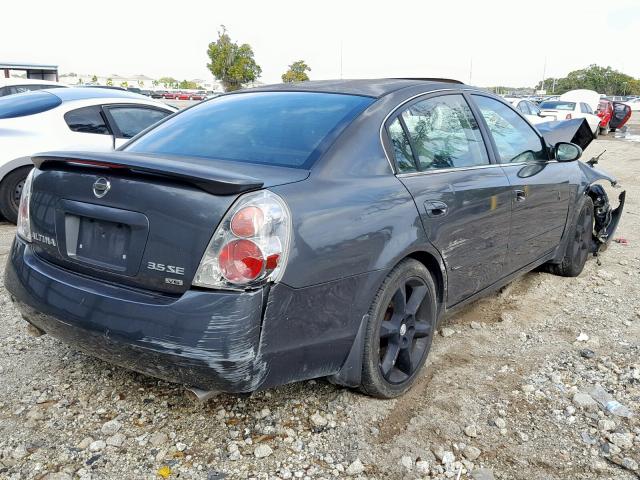 1N4BL11E55C104446 - 2005 NISSAN ALTIMA SE GRAY photo 4