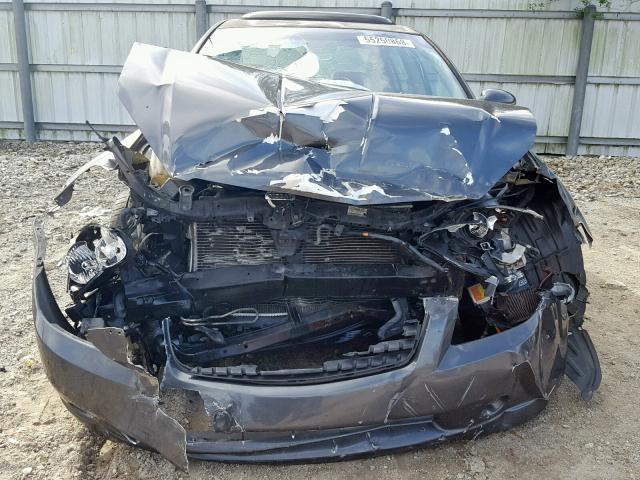 1N4BL11E55C104446 - 2005 NISSAN ALTIMA SE GRAY photo 9