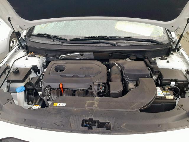 5NPE34AF3FH184661 - 2015 HYUNDAI SONATA SPO WHITE photo 7