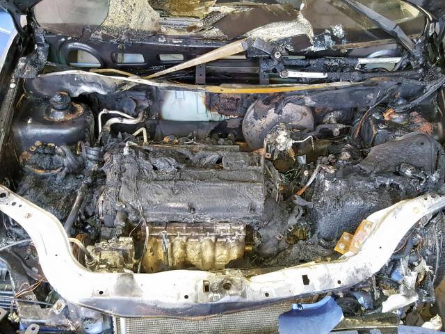 KL1TD56E99B385472 - 2009 CHEVROLET AVEO LS BLUE photo 7