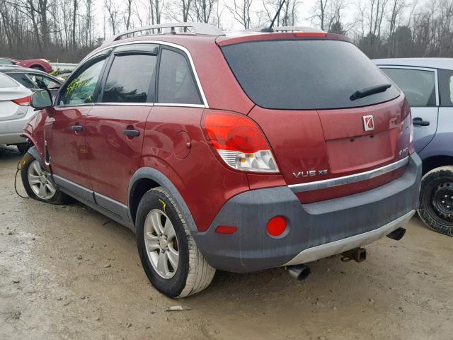 3GSDL43N09S613365 - 2009 SATURN VUE XE RED photo 3