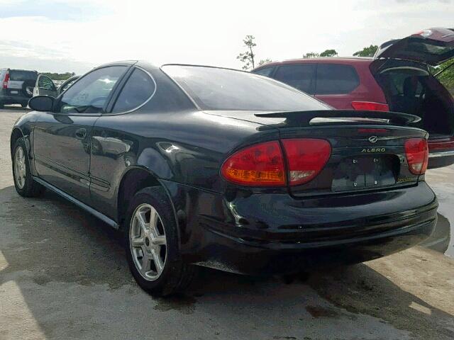 1G3NF12E43C138694 - 2003 OLDSMOBILE ALERO GLS BLACK photo 3