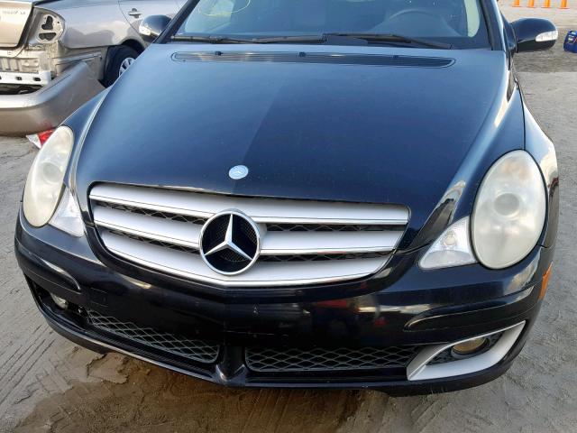 4JGCB65E67A050562 - 2007 MERCEDES-BENZ R 350 BLACK photo 9