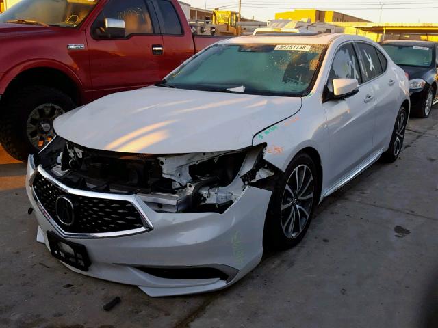 19UUB2F51JA002234 - 2018 ACURA TLX TECH WHITE photo 2