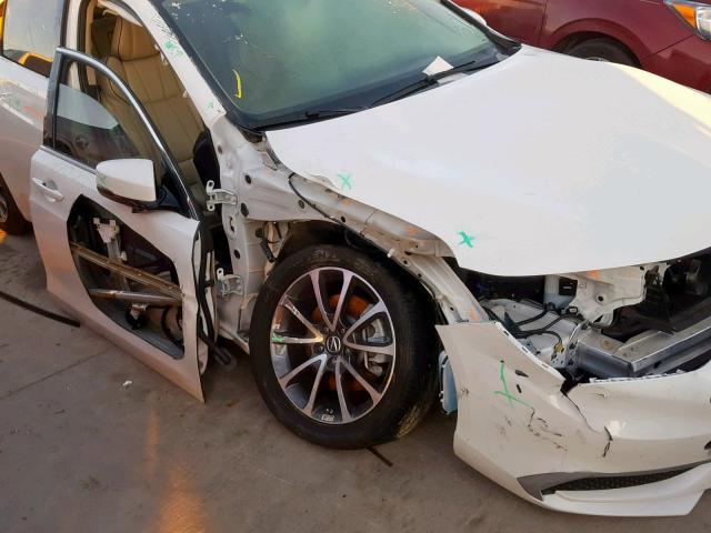 19UUB2F51JA002234 - 2018 ACURA TLX TECH WHITE photo 9