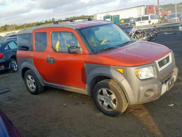 5J6YH28533L051965 - 2003 HONDA ELEMENT EX ORANGE photo 1