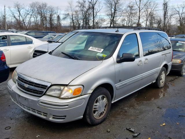 1GNDX13EX2D298019 - 2002 CHEVROLET VENTURE LU GRAY photo 2