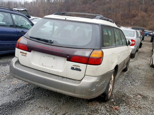 4S3BH806717623578 - 2001 SUBARU LEGACY OUT WHITE photo 4