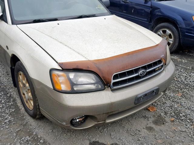 4S3BH806717623578 - 2001 SUBARU LEGACY OUT WHITE photo 9