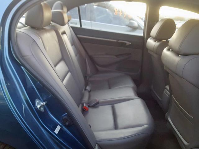 19XFA169X9E012874 - 2009 HONDA CIVIC EXL 蓝色 照片 6