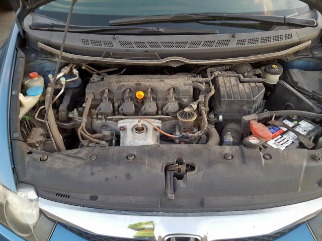 19XFA169X9E012874 - 2009 HONDA CIVIC EXL 蓝色 照片 7