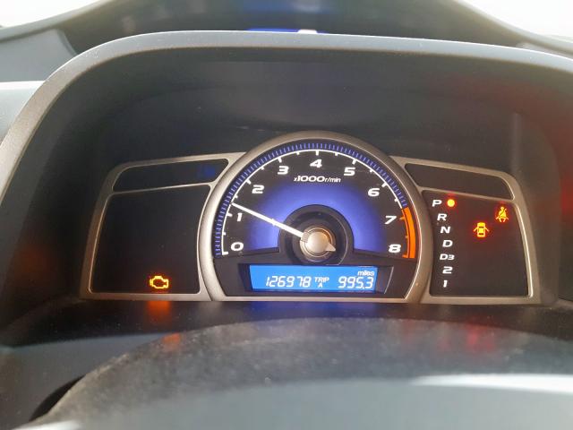 19XFA169X9E012874 - 2009 HONDA CIVIC EXL 蓝色 照片 8