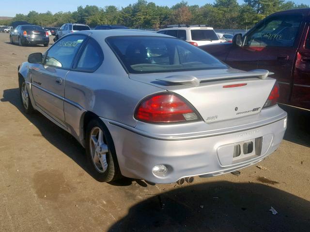 1G2NW12E2YM869114 - 2000 PONTIAC GRAND AM G SILVER photo 3