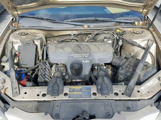 2G2WP522251181751 - 2005 PONTIAC GRAND PRIX GOLD photo 7