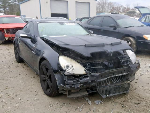 WDBWK54F06F123012 - 2006 MERCEDES-BENZ SLK 280 BLACK photo 1