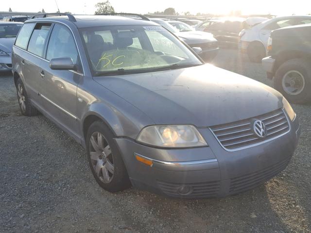 WVWWH63B33E311609 - 2003 VOLKSWAGEN PASSAT GLX GRAY photo 1