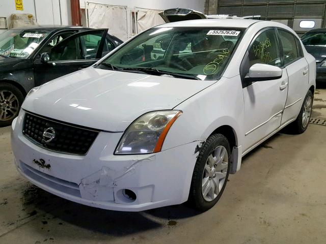 3N1AB61E58L740057 - 2008 NISSAN SENTRA 2.0 WHITE photo 2