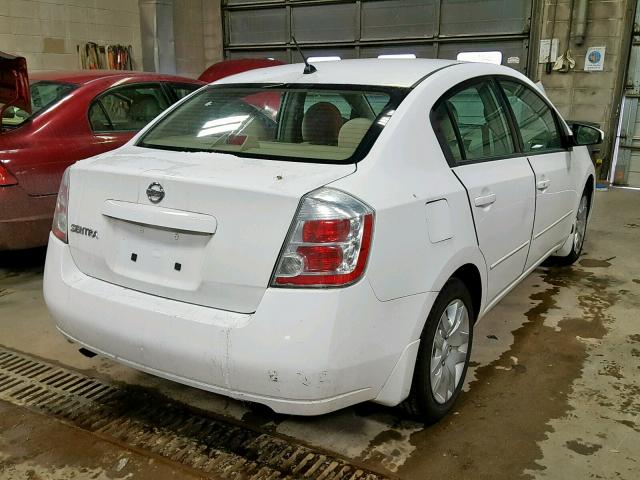 3N1AB61E58L740057 - 2008 NISSAN SENTRA 2.0 WHITE photo 4