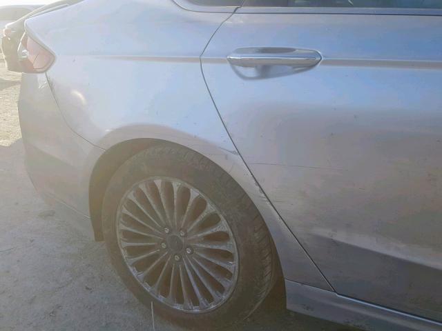 3FA6P0K92ER276615 - 2014 FORD FUSION TIT SILVER photo 9