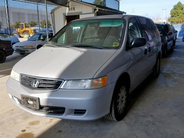 5FNRL18554B071528 - 2004 HONDA ODYSSEY LX SILVER photo 2