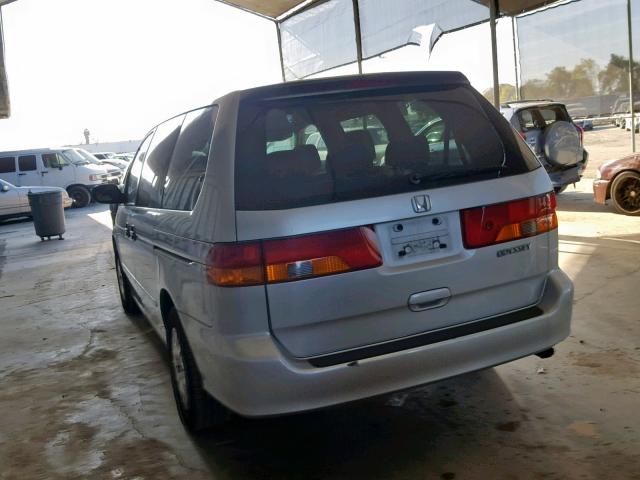 5FNRL18554B071528 - 2004 HONDA ODYSSEY LX SILVER photo 3