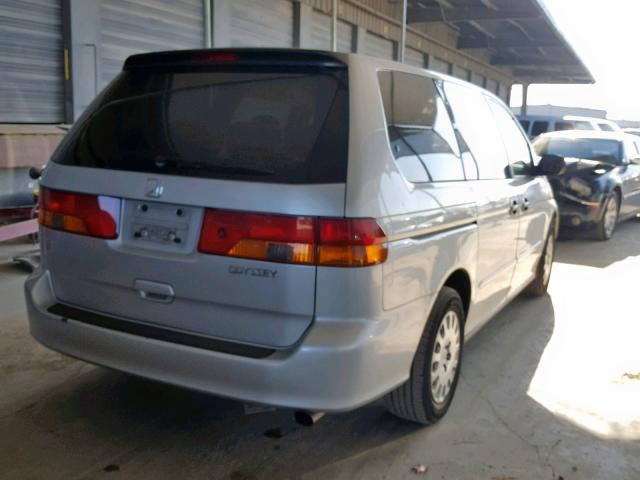 5FNRL18554B071528 - 2004 HONDA ODYSSEY LX SILVER photo 4