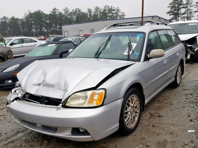 4S3BH635137306812 - 2003 SUBARU LEGACY L SILVER photo 2