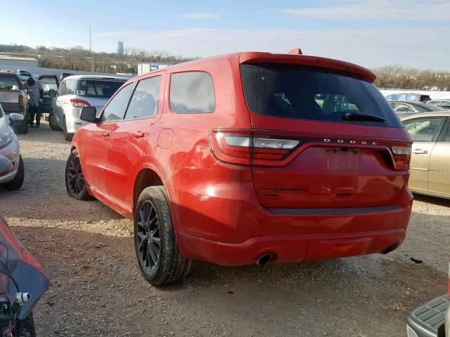 1C4SDJCT2FC139675 - 2015 DODGE DURANGO R/ RED photo 3