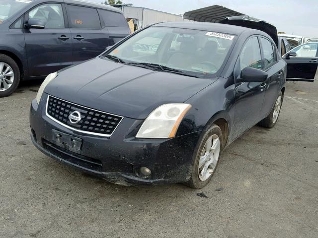 3N1AB61E48L758520 - 2008 NISSAN SENTRA 2.0 BLACK photo 2