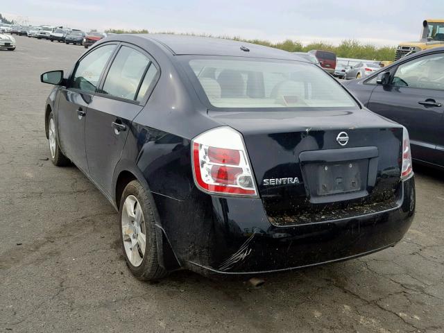 3N1AB61E48L758520 - 2008 NISSAN SENTRA 2.0 BLACK photo 3