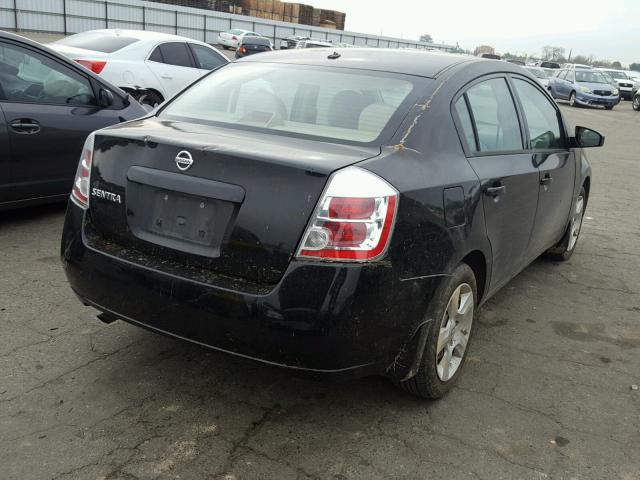 3N1AB61E48L758520 - 2008 NISSAN SENTRA 2.0 BLACK photo 4