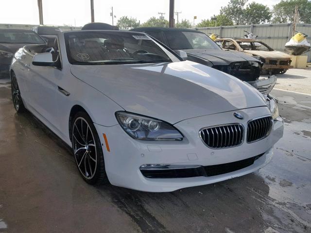 WBALZ3C59CDL70854 - 2012 BMW 650 I WHITE photo 1