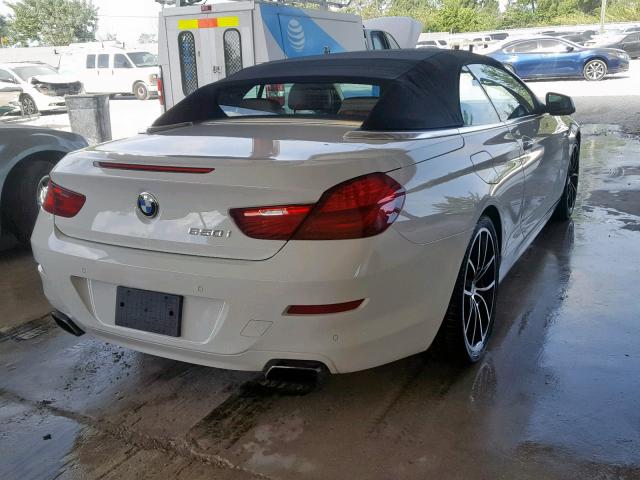 WBALZ3C59CDL70854 - 2012 BMW 650 I WHITE photo 4