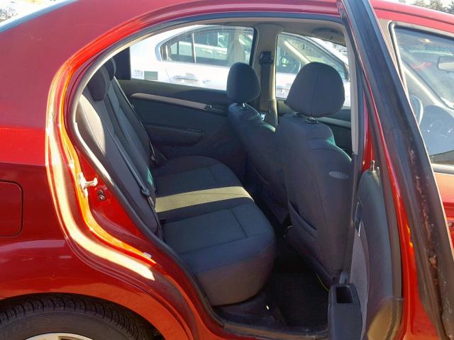KL1TD56657B183783 - 2007 CHEVROLET AVEO BASE Qırmızı foto 6