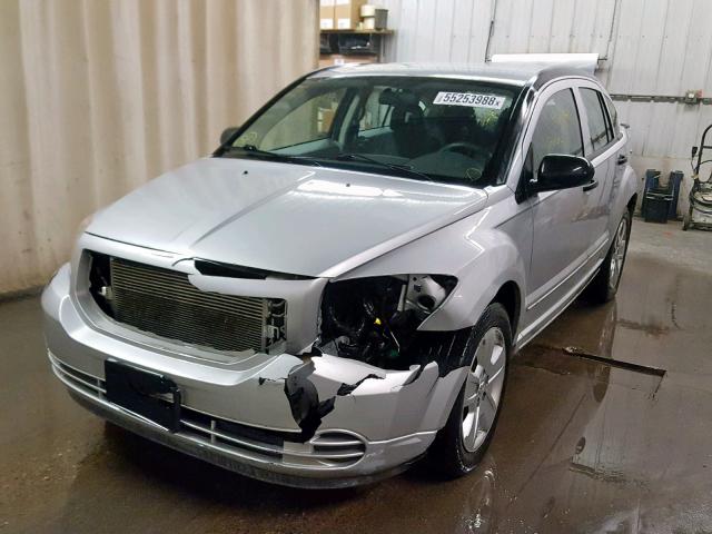 1B3HB48B57D540684 - 2007 DODGE CALIBER SX SILVER photo 2