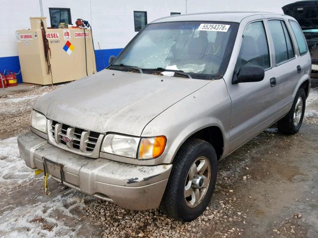 KNDJA7234W5558138 - 1998 KIA SPORTAGE GRAY photo 2