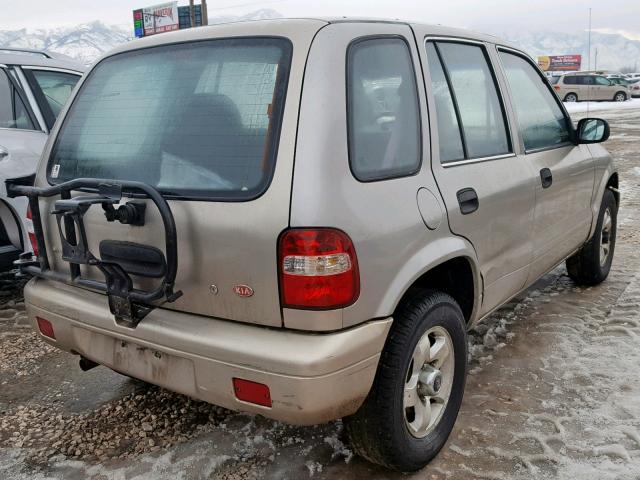 KNDJA7234W5558138 - 1998 KIA SPORTAGE GRAY photo 4