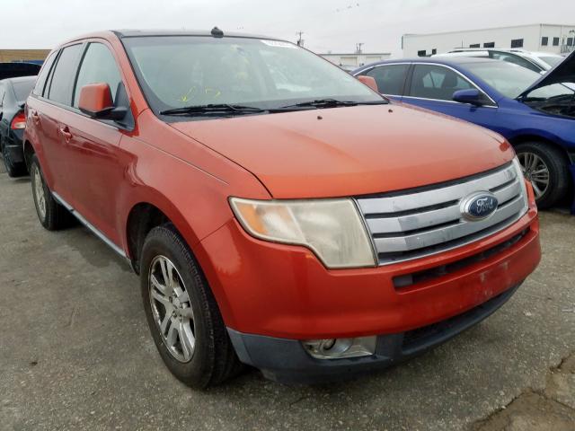 2FMDK38C58BA61863 - 2008 FORD EDGE SEL ORANGE photo 1